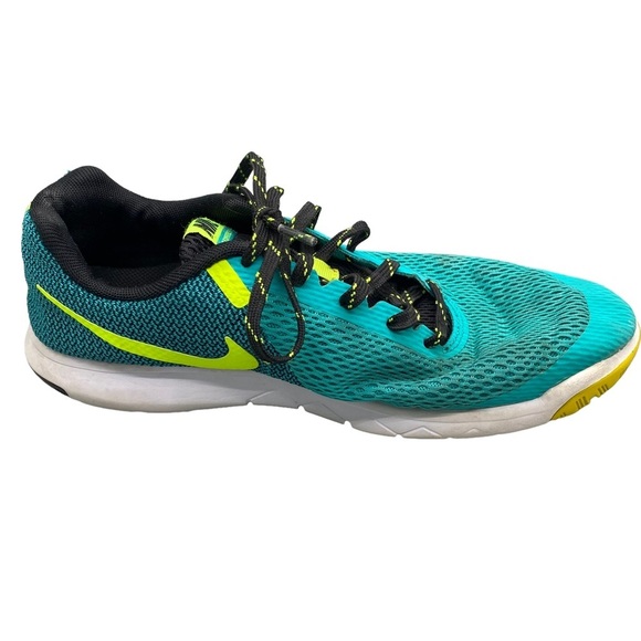 NIKE Flex‎ Experience RN5 teal and lime running shoes - Picture 5 of 11